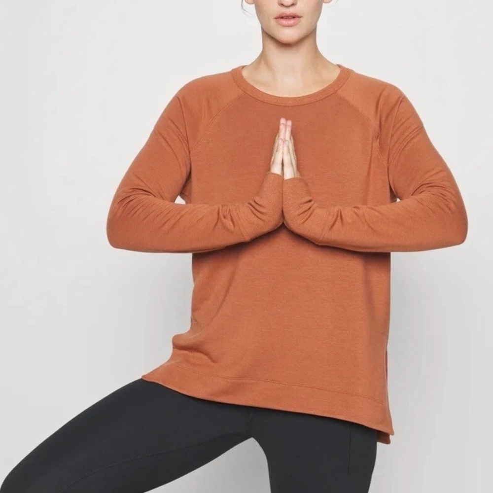 Athleta Women's Copper Long Sleeve Sweatshirt